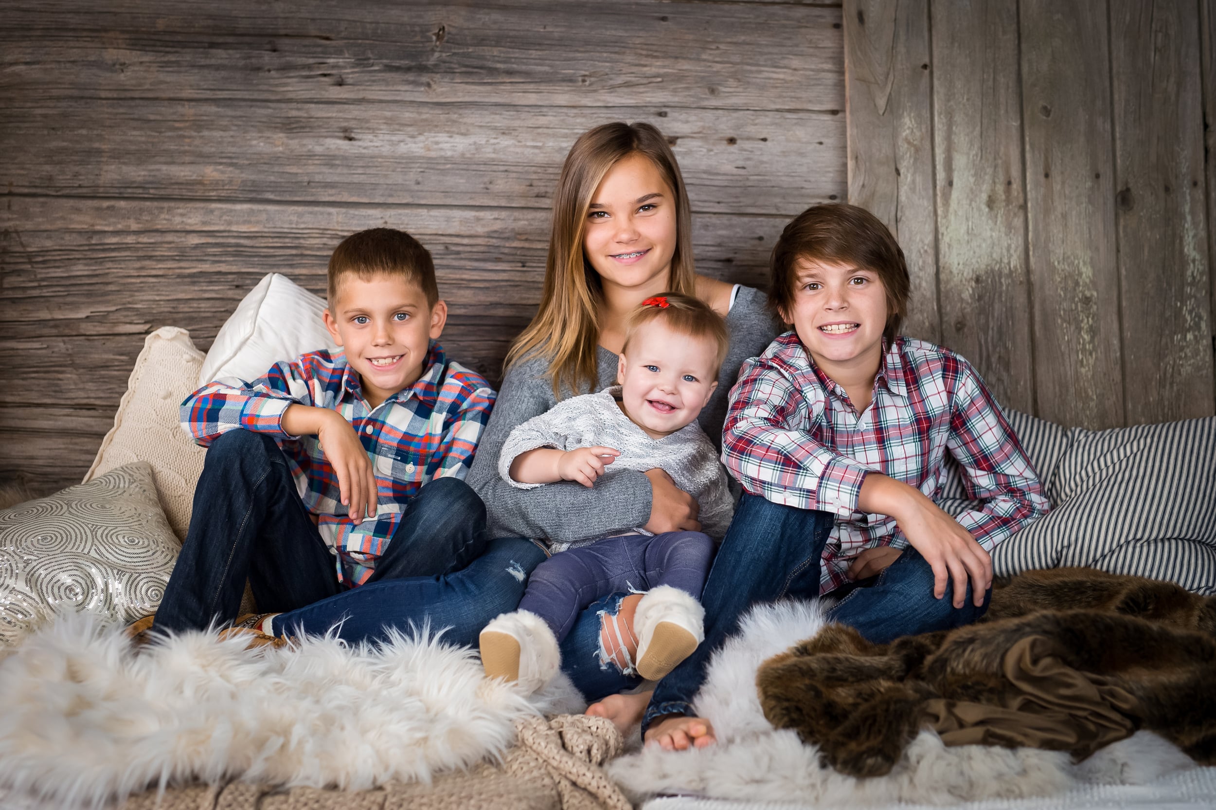 This picture was taken a few years ago - Reese's hair still cracks me up! Photo via One-12 Photography